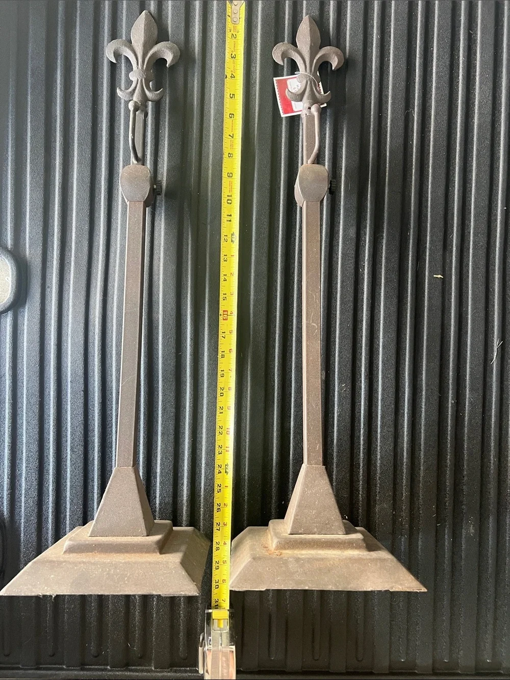 Fleur-de-Lis Wreath Holders